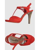 Emanuela Passeri Platform Sandals - Lyst