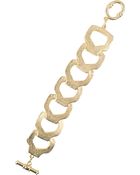 Kenneth Jay Lane 22karat Goldplated Link Bracelet - Lyst