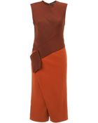 Narciso Rodriguez Bi Colour Origami Dress - Lyst