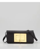 Tom Ford Natalia Black Calfskin Eastwest Shoulder Bag - Lyst