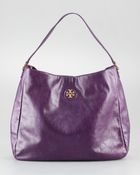 Tory Burch City Leather Hobo Bag - Lyst