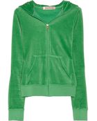 Juicy Couture Velour Hooded Top - Lyst