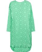 Marni Printed Silk Dress - Lyst