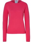 Jil Sander Poppy Pink Cashmere Pullover - Lyst