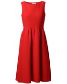 Roksanda Ilincic Crepe Wool Dress - Lyst