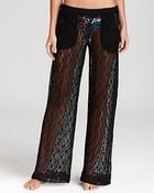 Trina Turk Boho Crochet Coverup Pants - Lyst