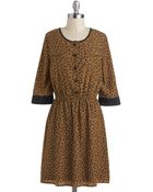 ModCloth Coffee and Cocoa Dress - Lyst