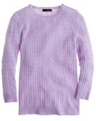 J.Crew Collection Cashmere Minicable Sweater - Lyst
