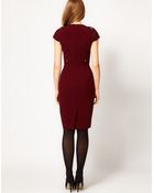 Karen Millen Military Tailored Dress - Lyst
