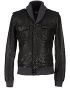 D&G Leather Jacket - Lyst