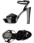 Sergio Rossi Platform Sandals - Lyst