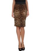 Dolce & Gabbana 34 Length Skirt - Lyst