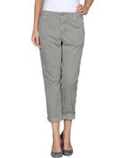 J Brand 3/4 length Trousers - Lyst