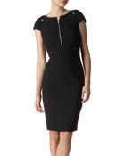 Karen Millen Military Tailored Dress - Lyst