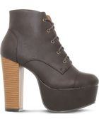 Kg Kurt Geiger Ankle Platform Boots - Lyst