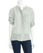Nsf Clothing Taylor Button Down Blouse - Lyst