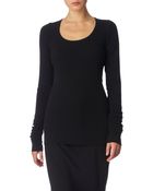 Rick Owens Ruchedarms Top - Lyst