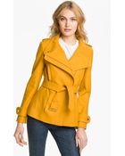 Ted Baker Funnel Neck Wool Blend Jacket - Lyst