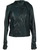 Anne Valerie Hash Leather Outerwear - Lyst