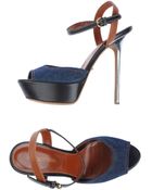 Sergio Rossi Platform Sandals - Lyst