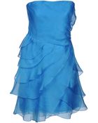 Ralph Lauren Black Label Short Dress - Lyst