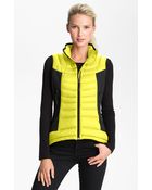 Bernardo Mixed Media Packable Down Vest - Lyst