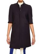 Marni Dolman Sleeve Double Wool Coat - Lyst