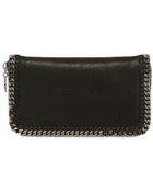Stella McCartney Shaggy Deer Faux Leather Wallet - Lyst