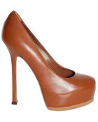 Saint Laurent 140mm Tribtoo Calf Pumps - Lyst