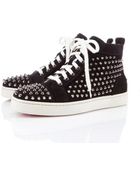 Christian Louboutin Louis Womens Flat Spikes - Lyst