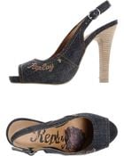 Replay Highheeled Sandals - Lyst