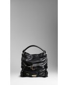 Burberry Medium Bridle Leather Hobo Bag - Lyst