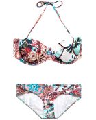Zimmermann Laquer Underwire Bikini - Lyst