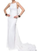 DSquared2 Stretch Viscose Cady Long Dress - Lyst