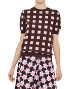Marni Cotton Jacquard Knit Sweater - Lyst
