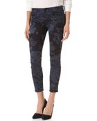 Mother The Looker Cropped Skinny Jeans - Lyst