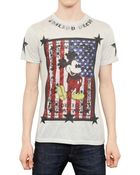 Philipp Plein Mickey American Flag Jersey T-Shirt - Lyst