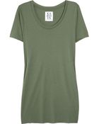 Zoe Karssen Cotton and Modal Blend T-Shirt - Lyst