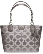 Coach Madison Op Art Sateen Tote - Lyst