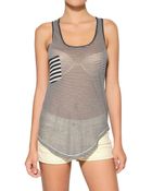 Etoile Isabel Marant Striped Super Light Jersey Tank Top - Lyst