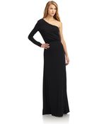 Halston Heritage Onesleeve Gown - Lyst