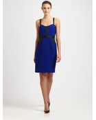 Milly Colorblock Combo Dress - Lyst