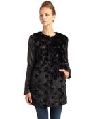 French Connection Faux Fur Jacket - Lyst