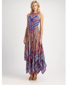 Gottex Silk Linea Dress - Lyst