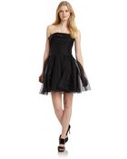 Mark + James By Badgley Mischka Strapless Tulle Dress - Lyst