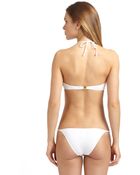 Just Cavalli Hardwaretrim Bandeau Bikini Top - Lyst