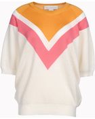 Stella McCartney Colour Degrade Short Sleeved Jumper - Lyst