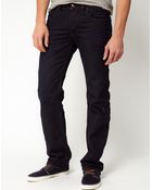 Diesel Jeans Larkee Straight Fit Dark Wash - Lyst