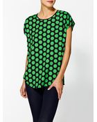 MICHAEL Michael Kors Garland Dot Oversized Tee - Lyst
