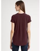 Theory Medea Rib Top - Lyst